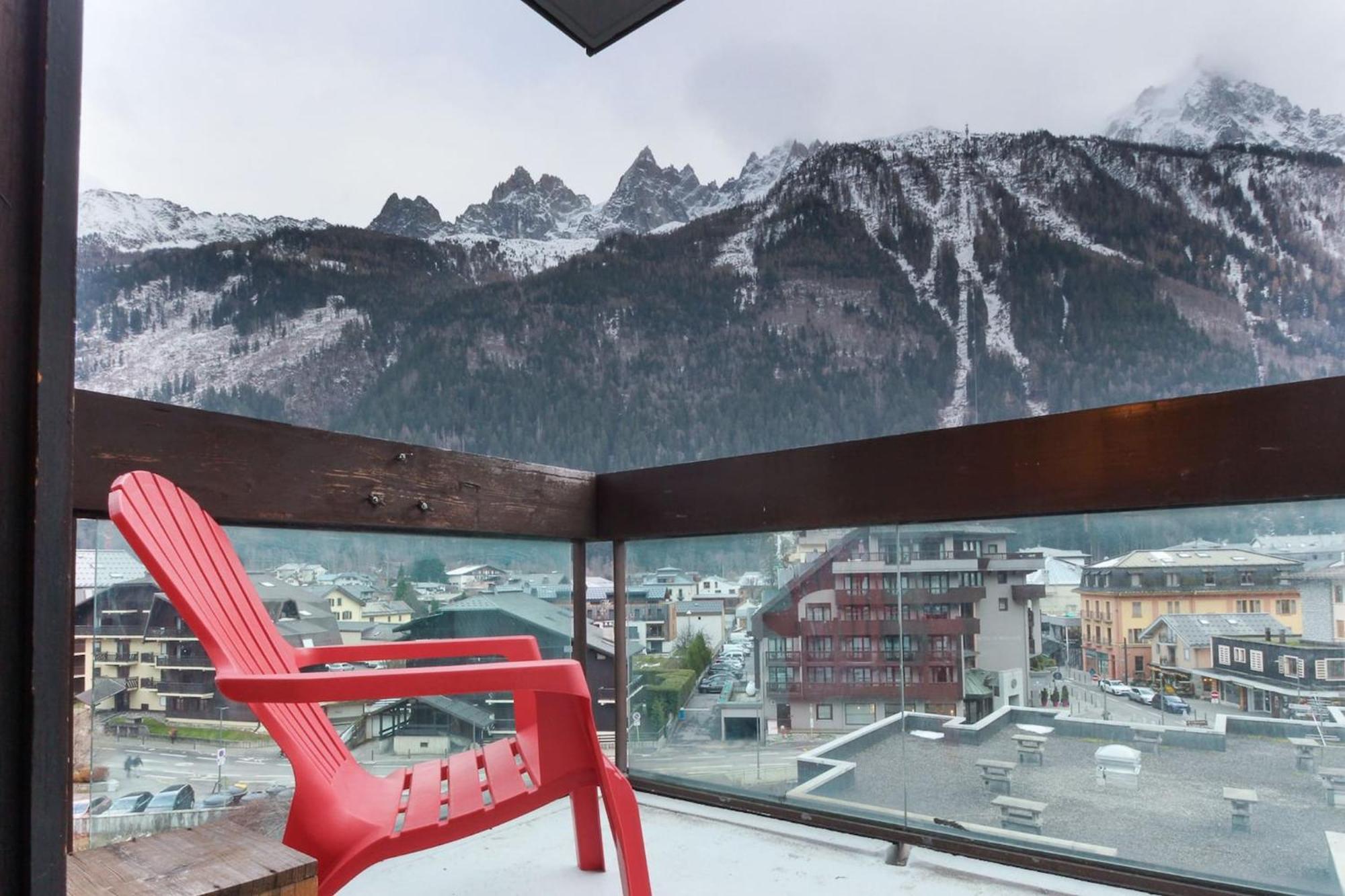 L'Aiguille - Center Of Chamonix - View Mont-Blanc Apartment Luaran gambar