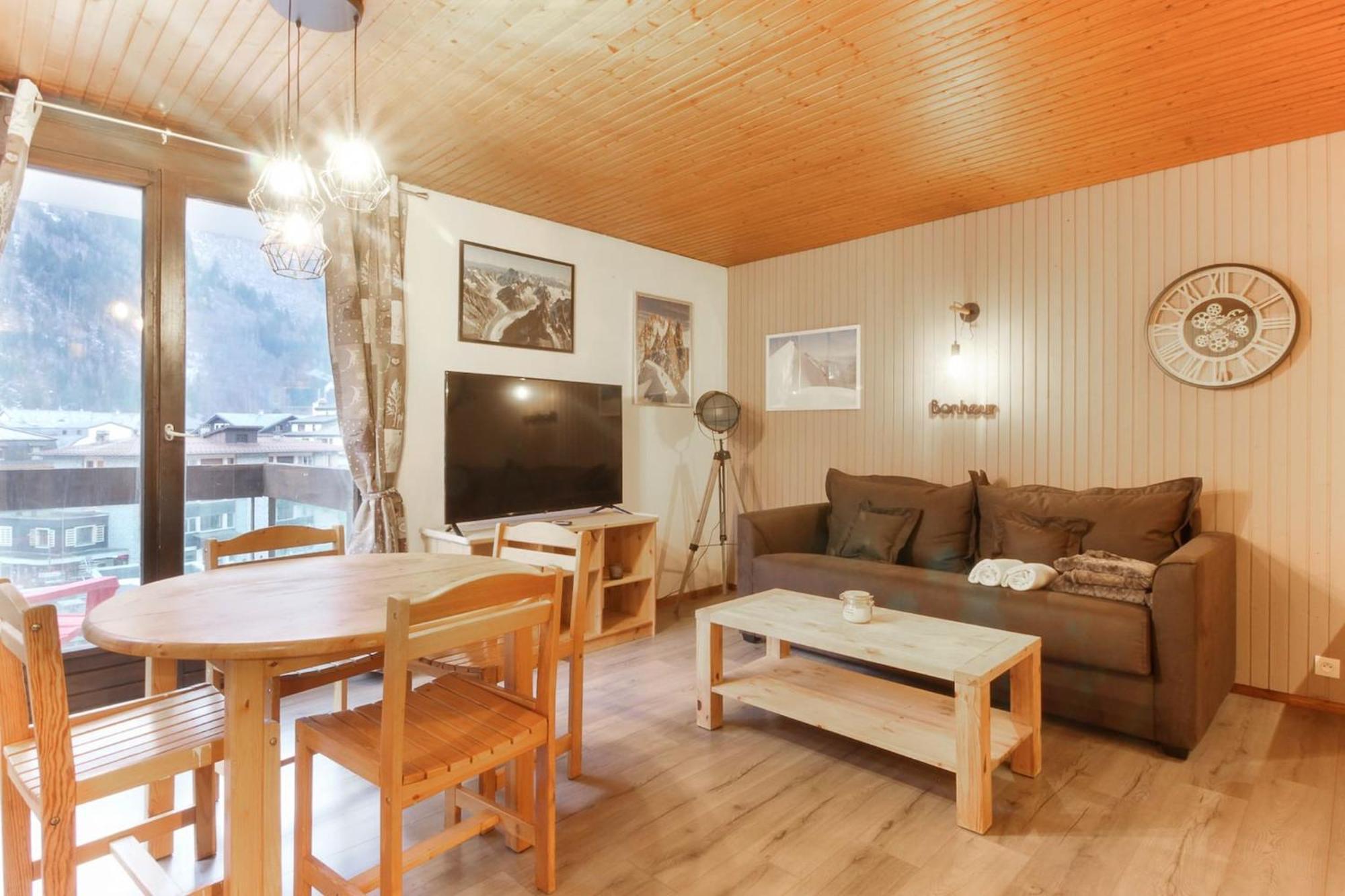 L'Aiguille - Center Of Chamonix - View Mont-Blanc Apartment Luaran gambar